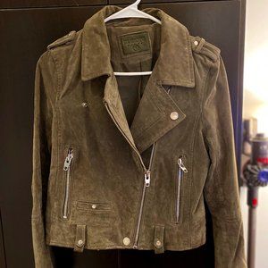 BLANKNYC Suede Moto Jacket
